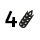  : 4 ears of corn