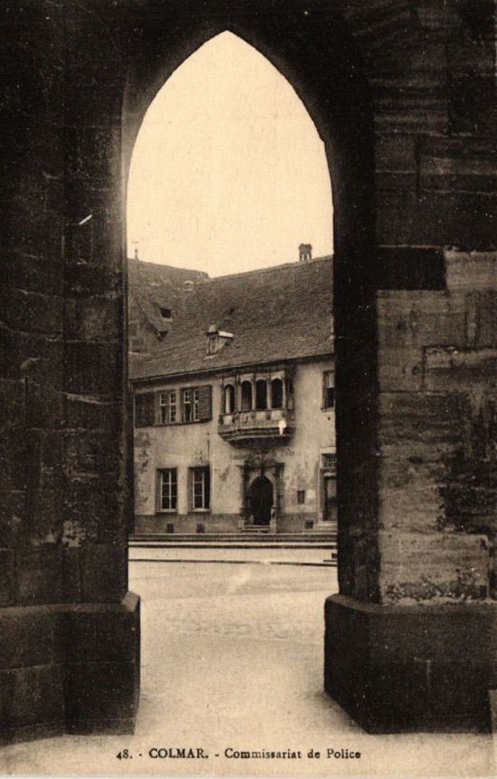 Image d'archive : place de la cathédrale Colmar